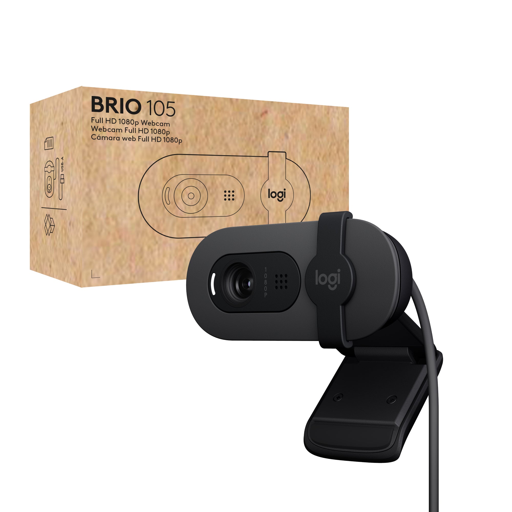 Logitech Webcam 960-001592 / Brio 105 Graphite