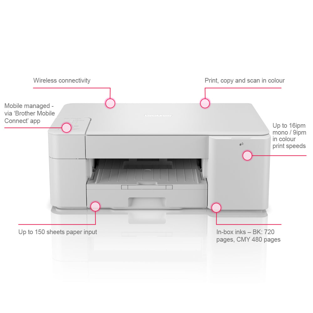 DCP-J1200W Inkjet 3-in-1 Wireless