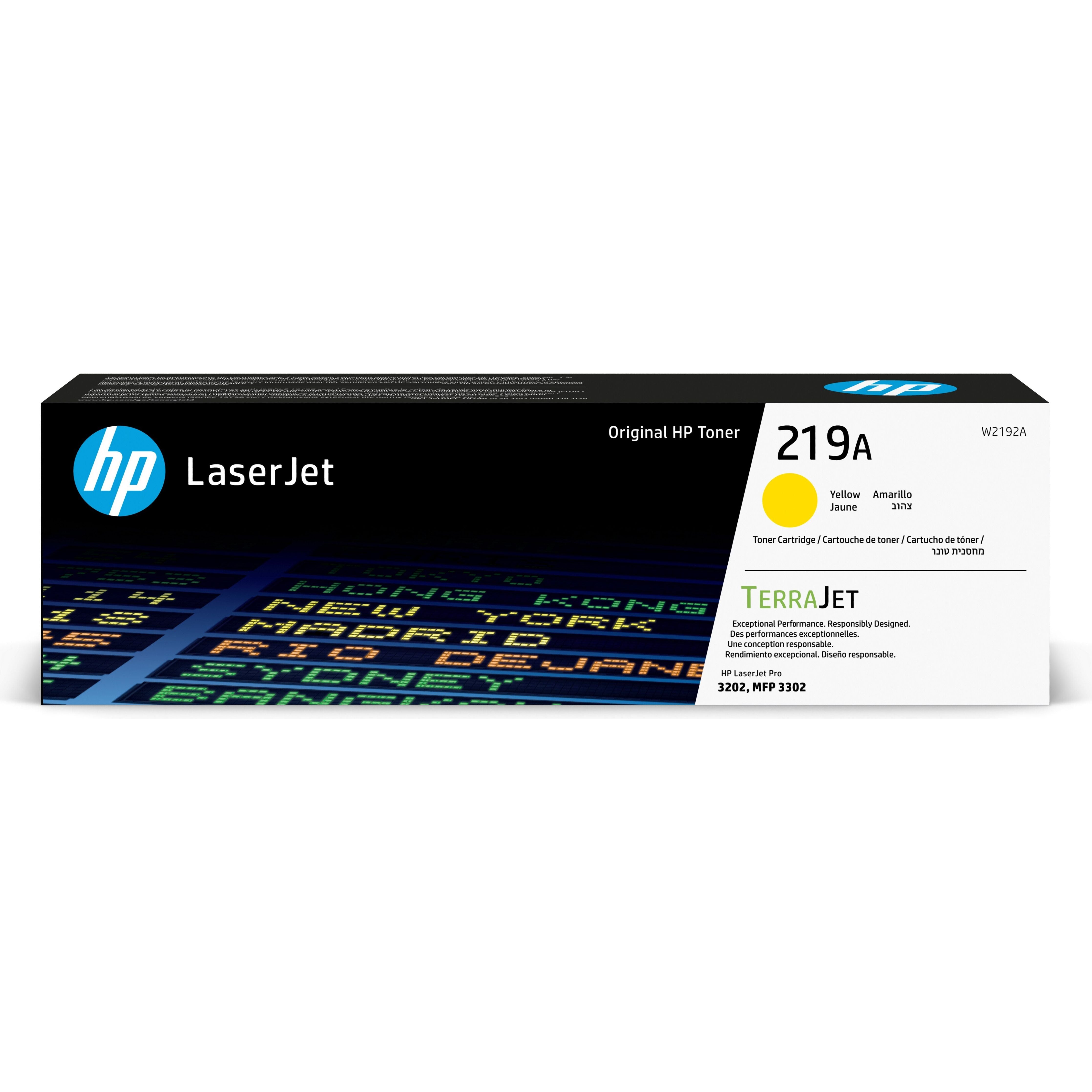 HP Tóner W2192A / 219A Gulur