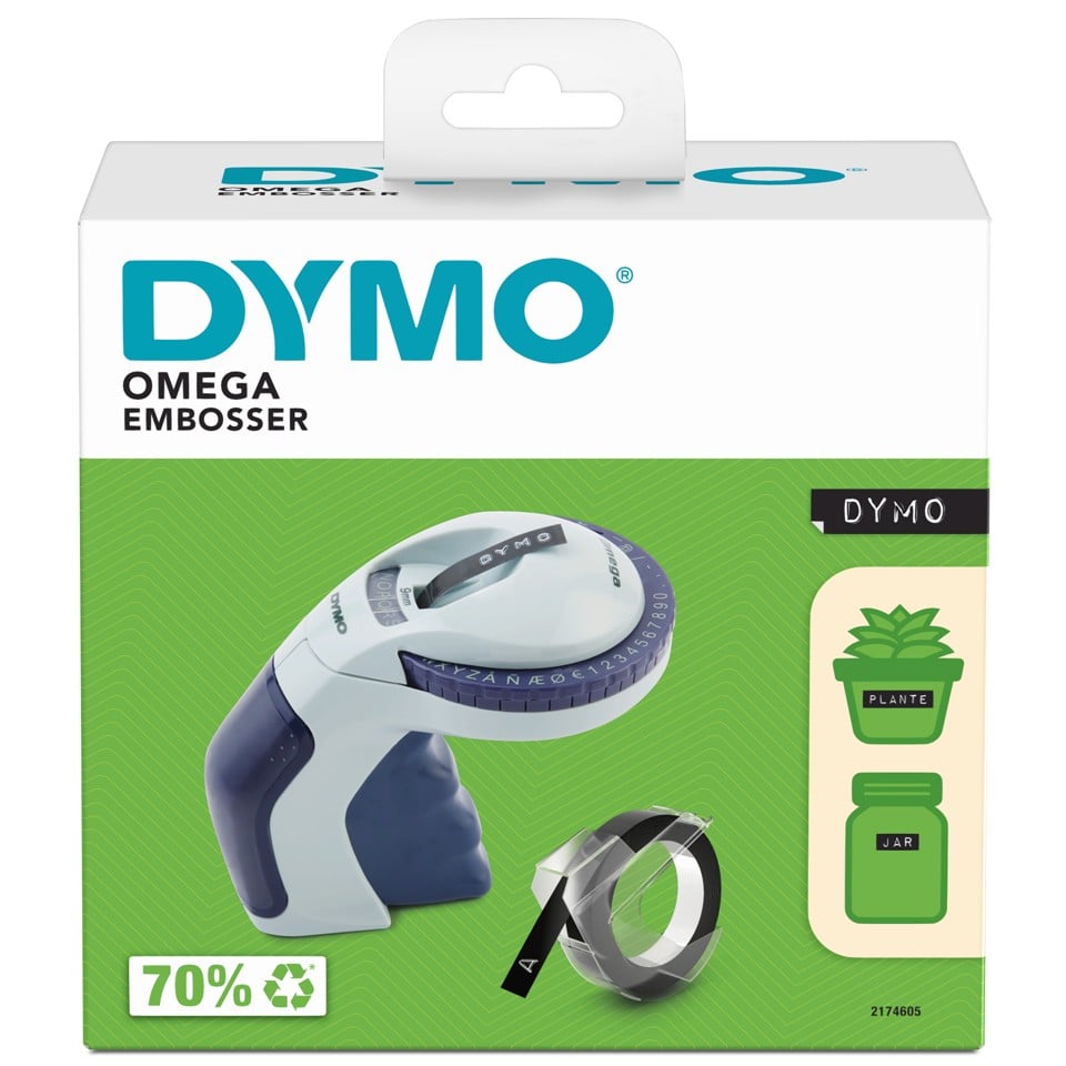 Omega Home Embossing Label Maker (DK,FI,NO)