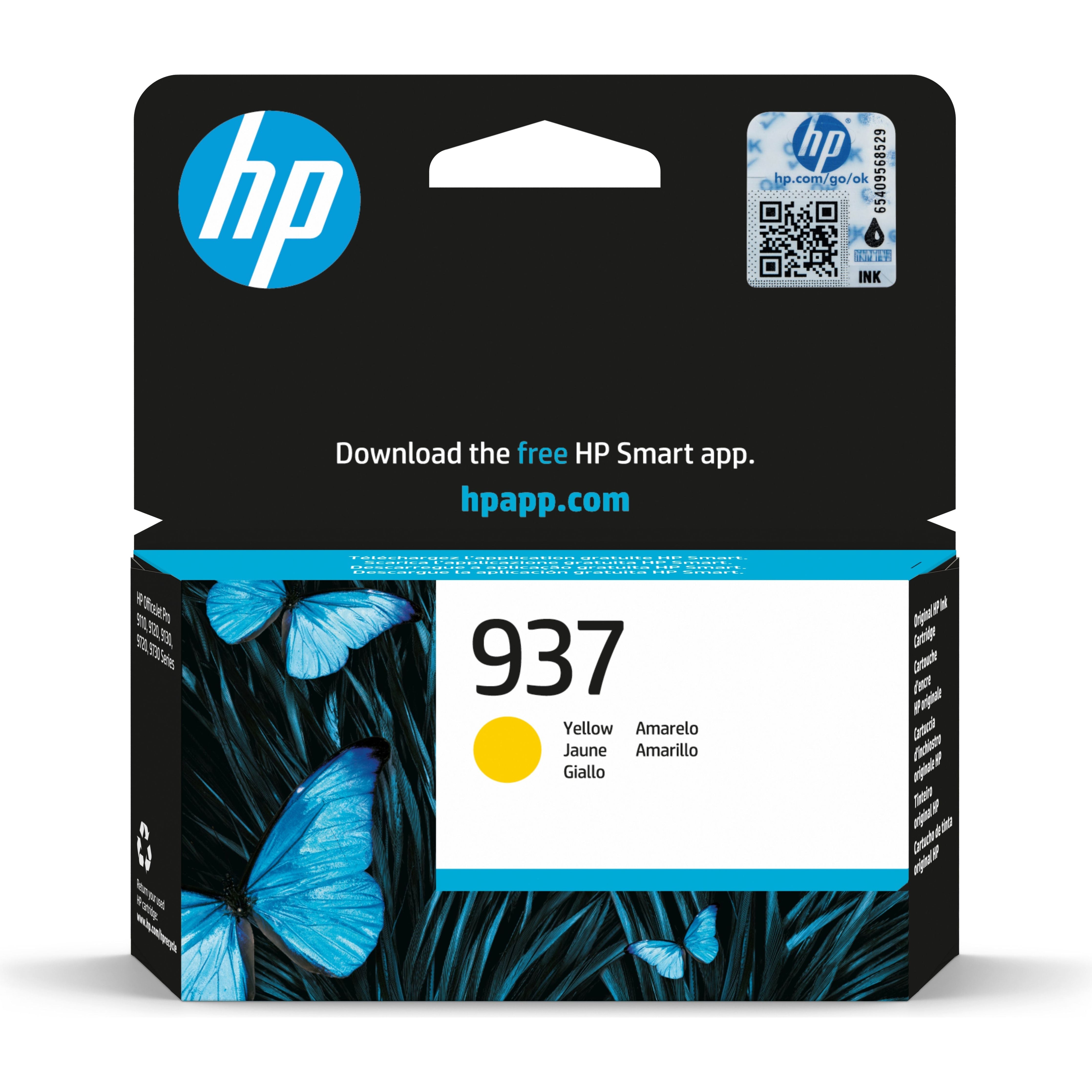 HP 937 Yellow Original Ink Cartridge