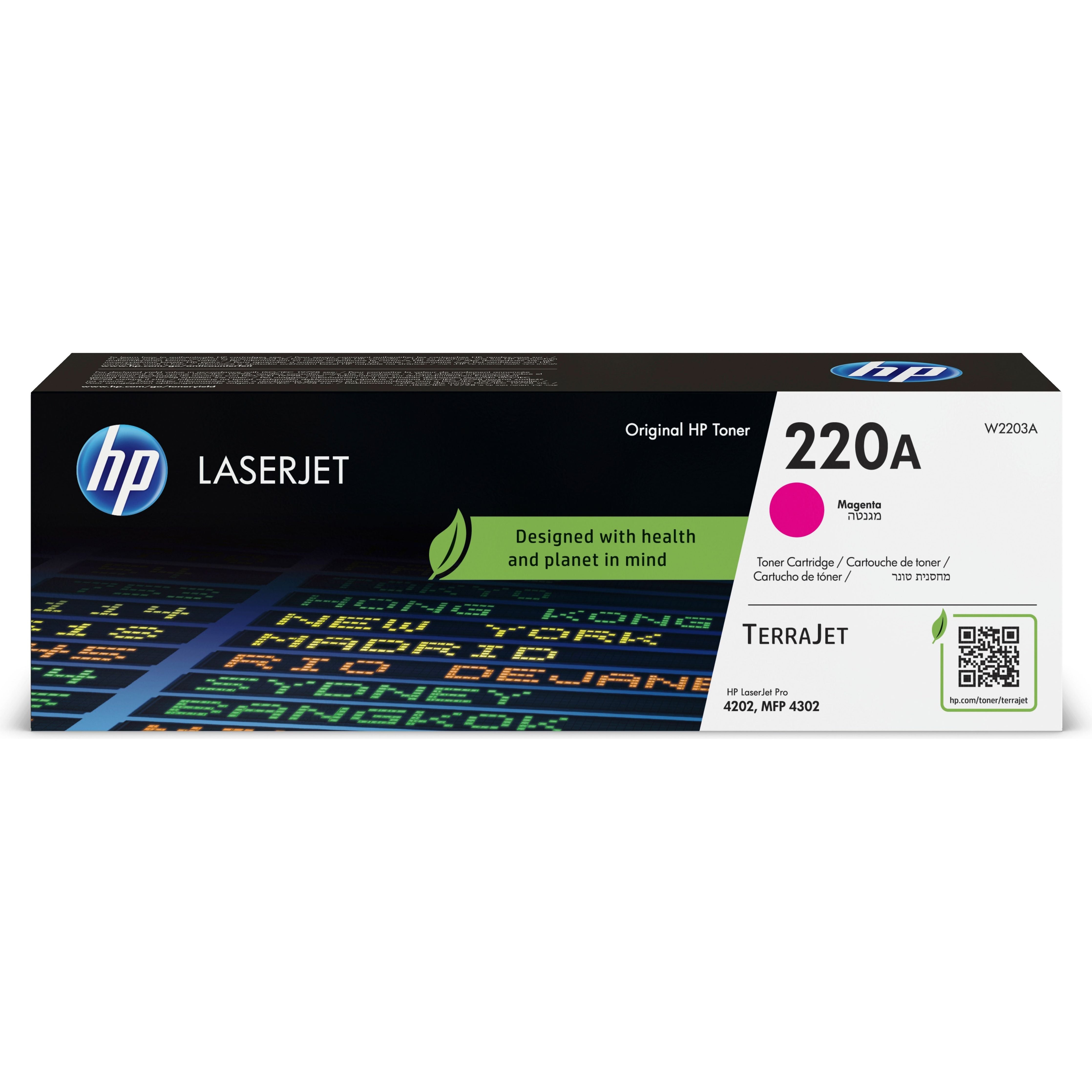 HP dufthylki Cart. W2300X (230X) for Color LaserJet Pro MFP 4302 Color LaserJet Pro 4202 svart HC/XL