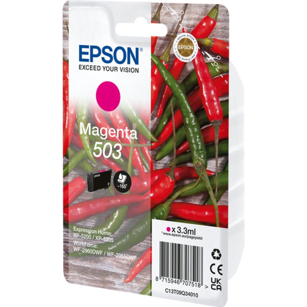 EPSON 503 blekhylki rautt C13T09Q34010 Epson XP-5200