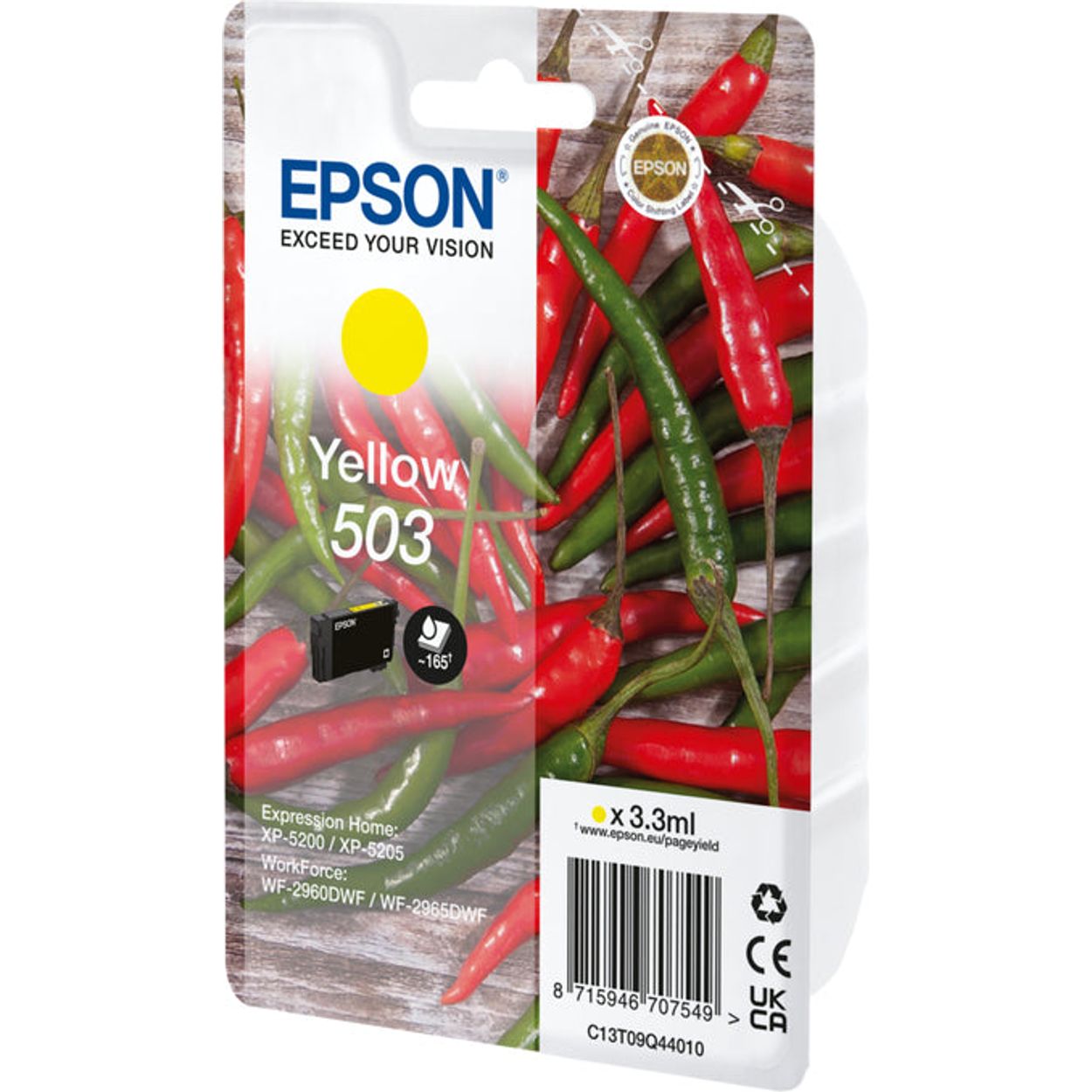 EPSON 503 blekhylki gult C13T09Q44010 Epson XP-5200