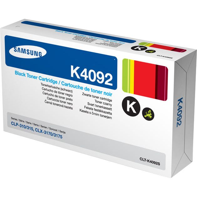 Samsung CLT-K4092S Black Toner Cartridge