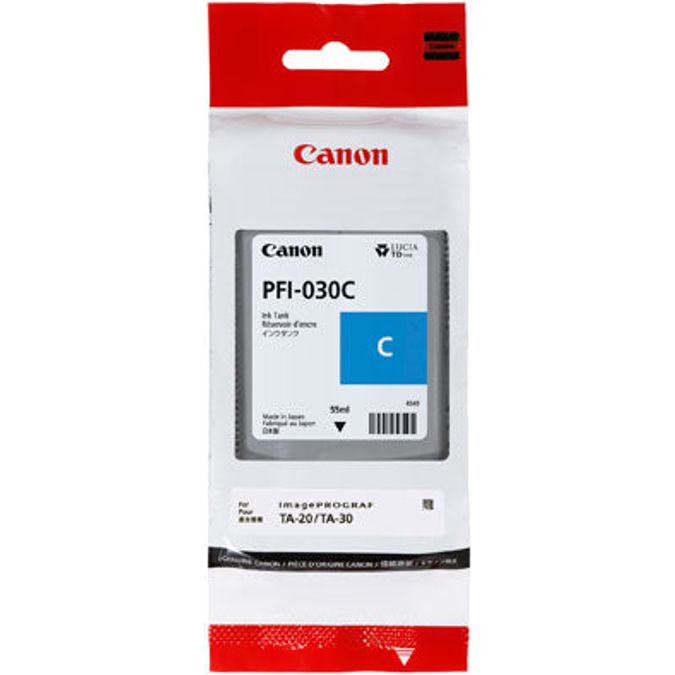 Canon Ink Cart. PFI-030C fyrir IPG T-20/TA-30 blátt (3490C001)