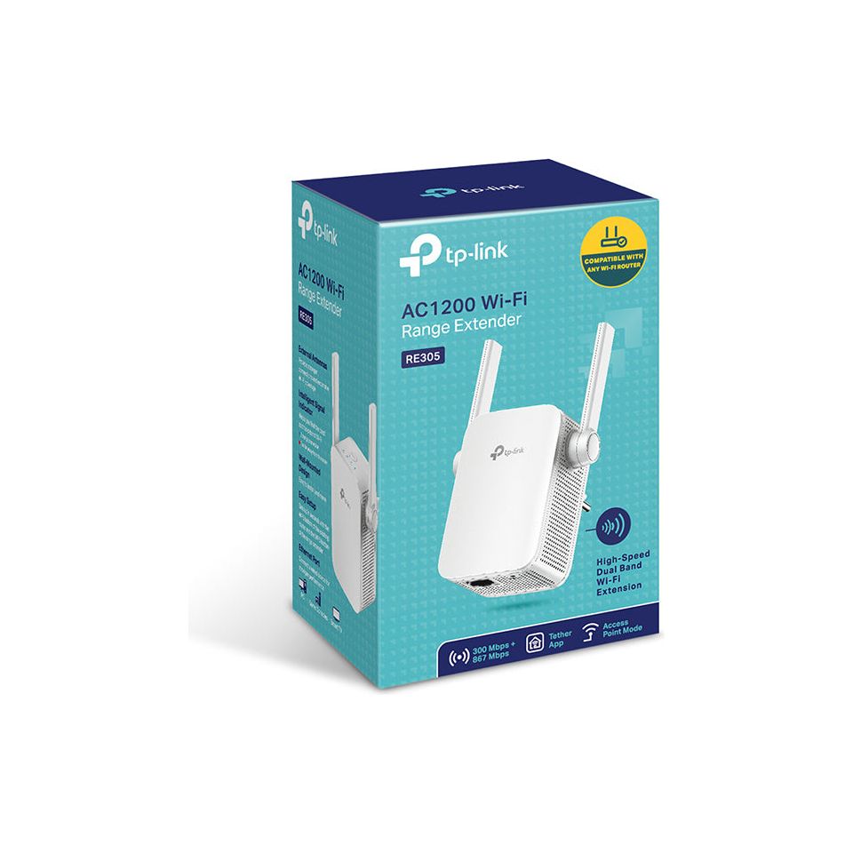 TP-Link RE305 network extender Network repeater White 10, 100 Mbit/s