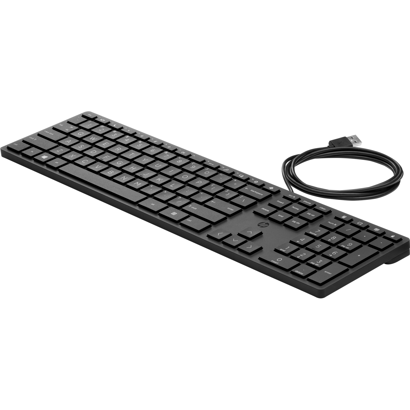 HP 320K Wired Keyboard, svart (Nordic)