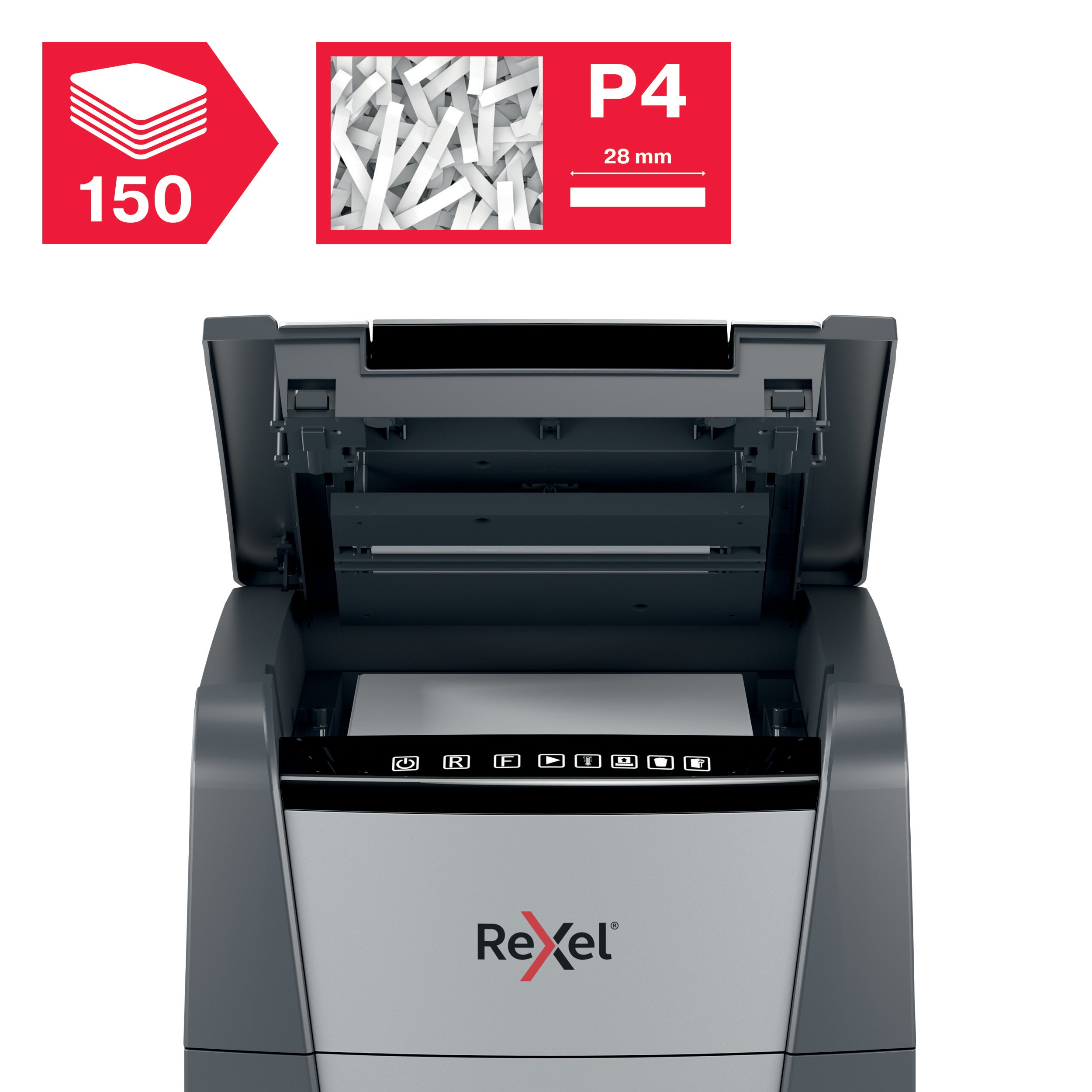 Shredder Rexel Optimum AutoFeed+ 150X P4