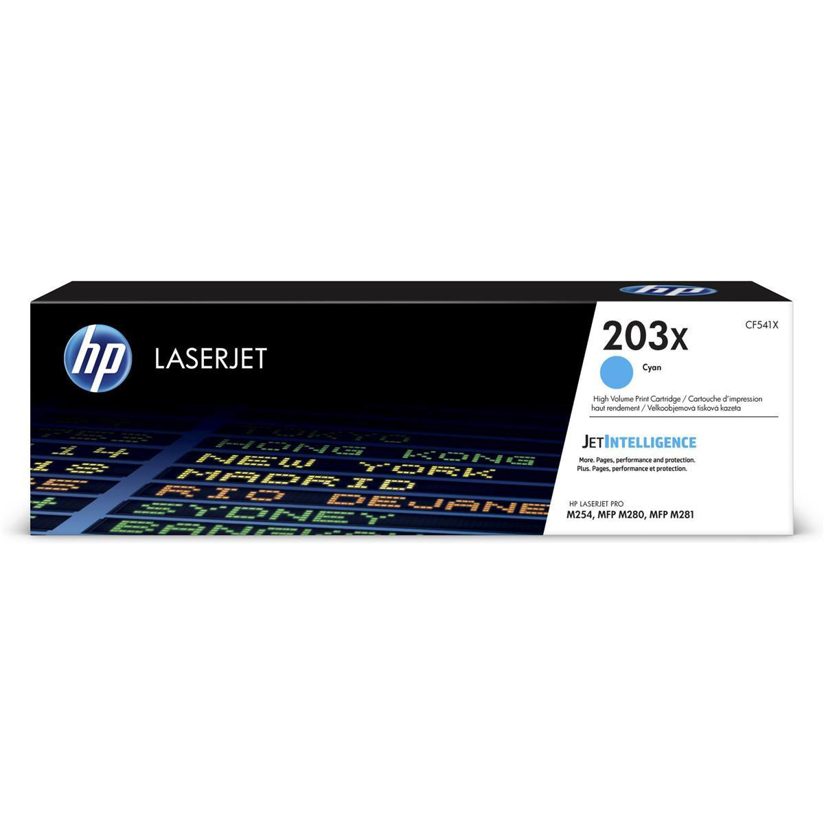 HP 203X (prentar:  2,500 síður) XL Original LaserJet dufthylki (blátt)